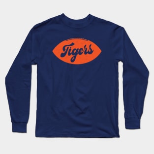 Retro Tigers Football Long Sleeve T-Shirt